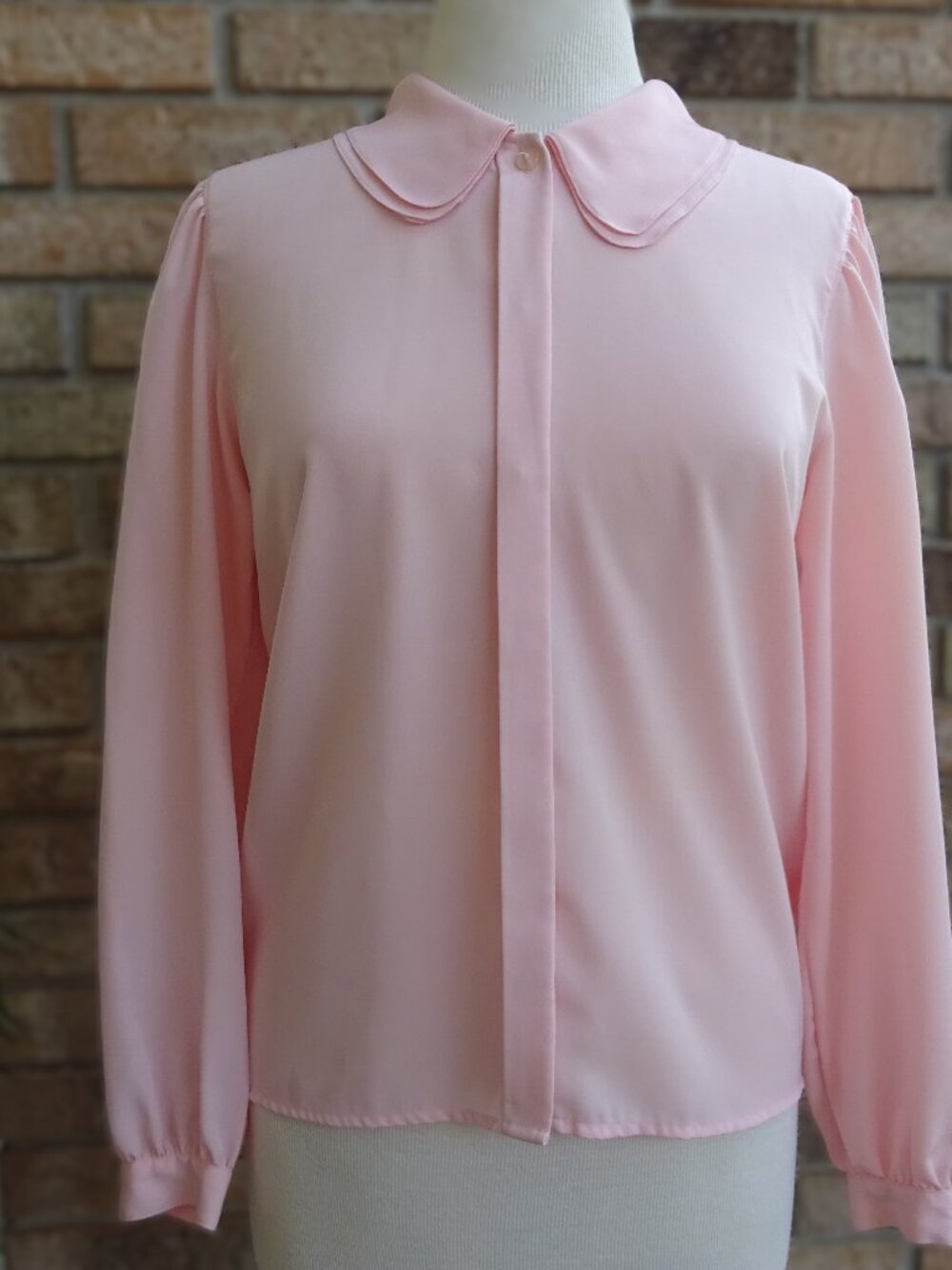 Apostrophe Pink Blouse - Size Large